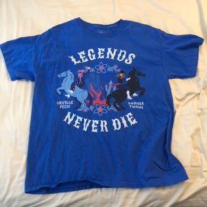orville peck & shania twain legends never die tee